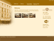 Tablet Screenshot of cafe-koenig.com